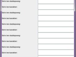 Legg til seperat karakter2