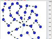A star topology with multiple UDP Agents and one TCP Agent.