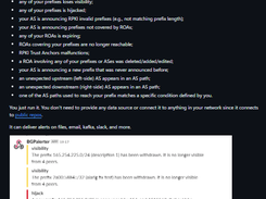 BGPalerter Screenshot 1