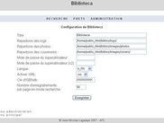 Configuration page
