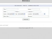 Search menu