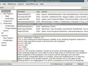 Bibus main window under GNU/Linux gtk2