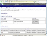 Web JDBC drivers manager