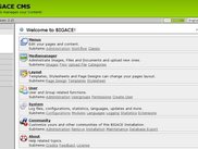 Administration Screen of BIGACE 2.2