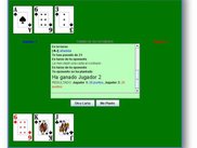 The round is over, player 2 wins