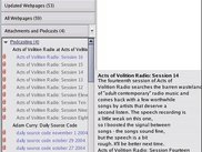 Podcasting List on Linux