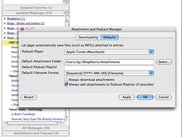 Podcasting Manager on Macintosh