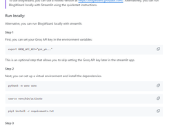BlogWizard Screenshot 1