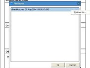 Restore a backup
