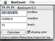 GUI parameters window