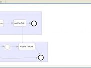 First diagram with tools pane on the left