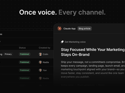 Define your voice, use it everywhere.