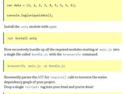 browserify Screenshot 1