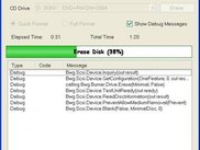 Tool for erase a CD-RW disk