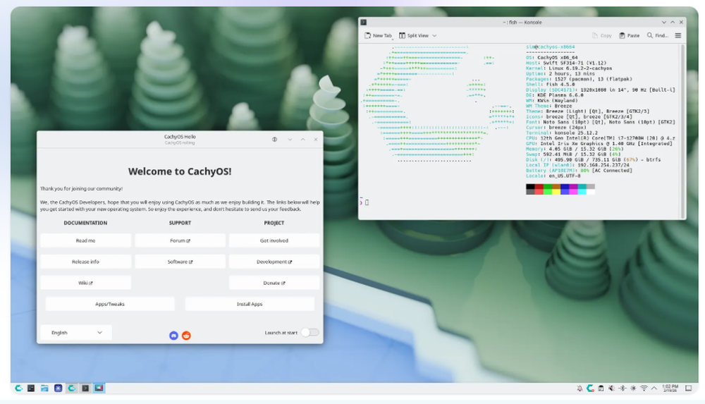 CachyOS Screenshot 1