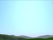 Sun glow during a clear sky and haze density and color