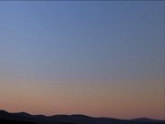 Light absorption during sunset