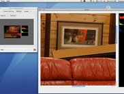Control and preview windows together on a desktop.