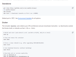 camofox-browser Screenshot 1