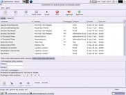 Main songs window, with scores, information and filters