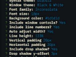 carbon CLI Screenshot 1