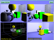Multiple viewports, with shadow maps, mirrors and such
