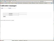 the login interface