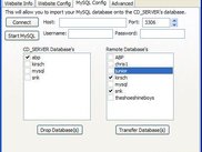Create New CD_SERVER MySQL Configuration
