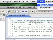1. Launching a ceno server instance in eclipse