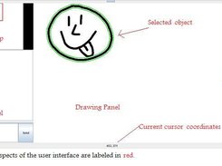 Screenshot of the Cerebral Nexus applet with annotations