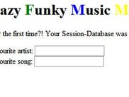 First login - cffmm creates a session database