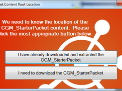 Download/locate prompt
