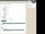 View Change Request Screen