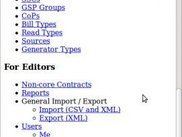 Bottom half of home page