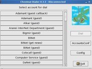 Main window in GTK2 interface