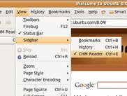 Show CHM Reader sidebar