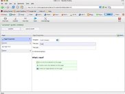 CMS interface: editing a blog entry