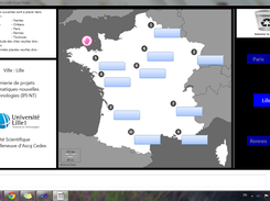 Interface of application