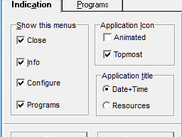 CkTool 1.2 Configure Dialog