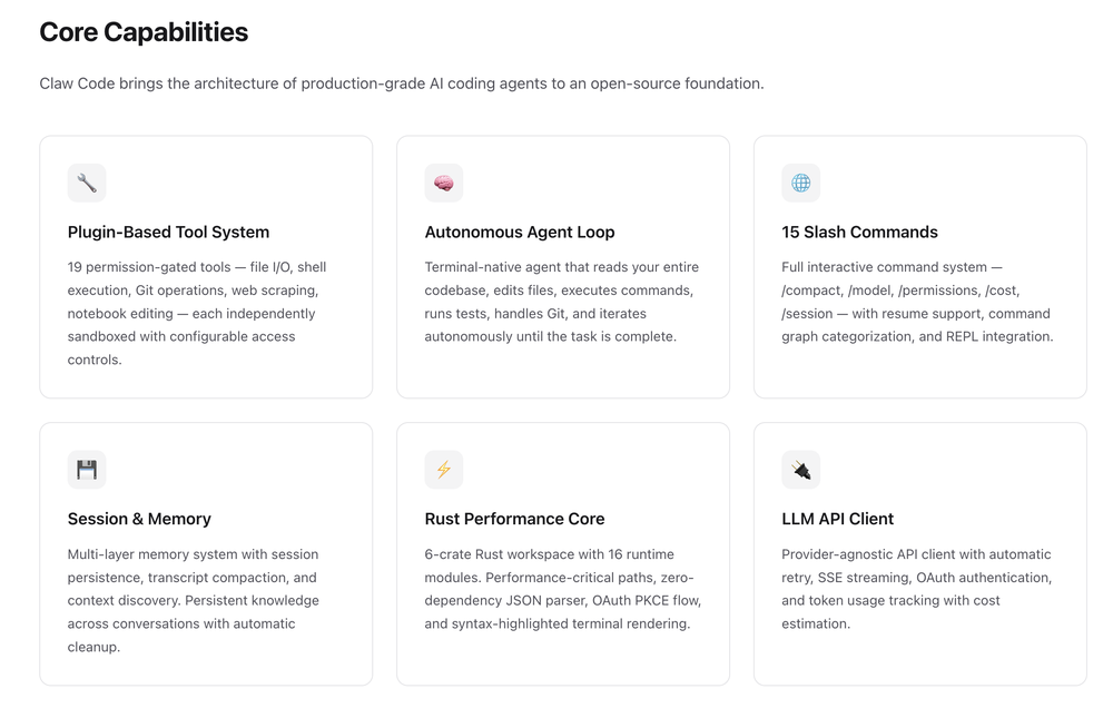 Claw Code Screenshot 1