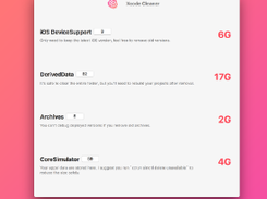 Cleaner for Xcode Screenshot 1