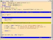 VimGdb with gdb window at top
