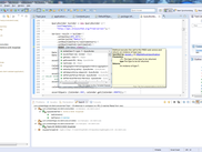 An example of the FRED Client in Eclipse Juno