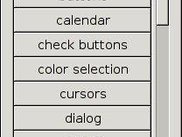 Main window of the test application