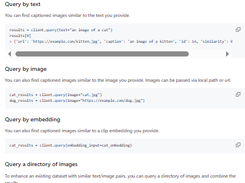 clip-retrieval Screenshot 1