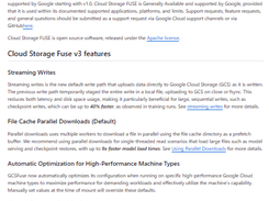 Cloud Storage FUSE Screenshot 1