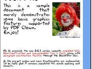 1. Sample page generated by PDF Clown