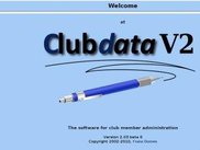 Mainscreen of Clubdata V2 after login