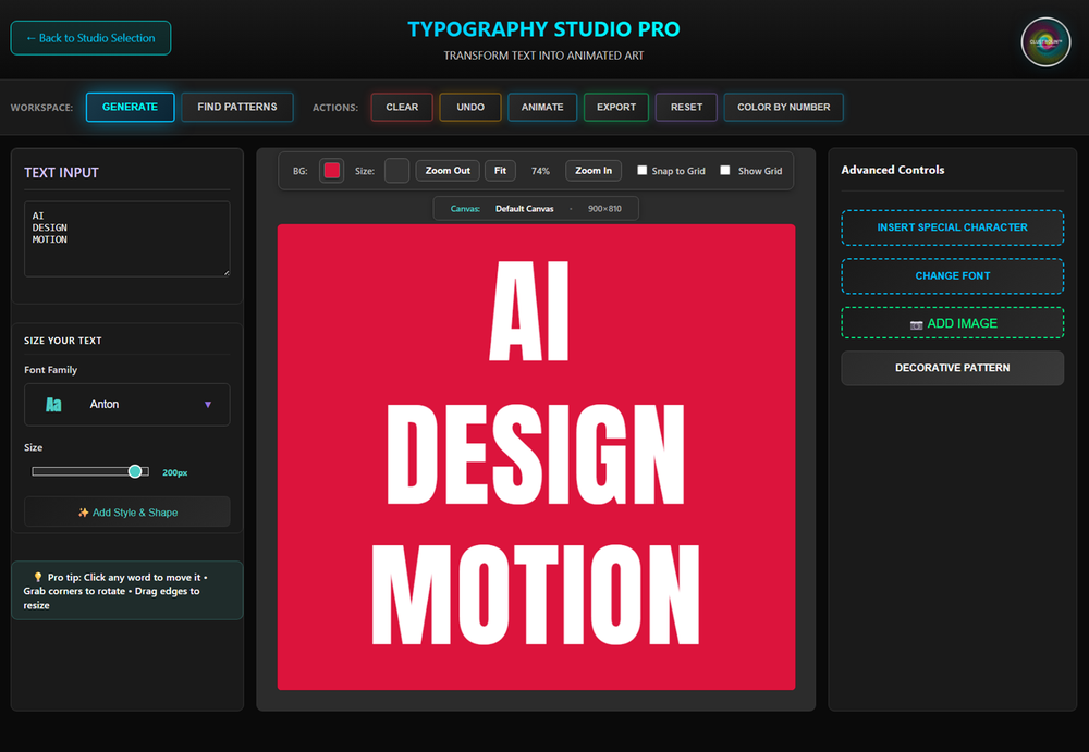 Typography Studio Pro