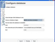 Demo installer - database support